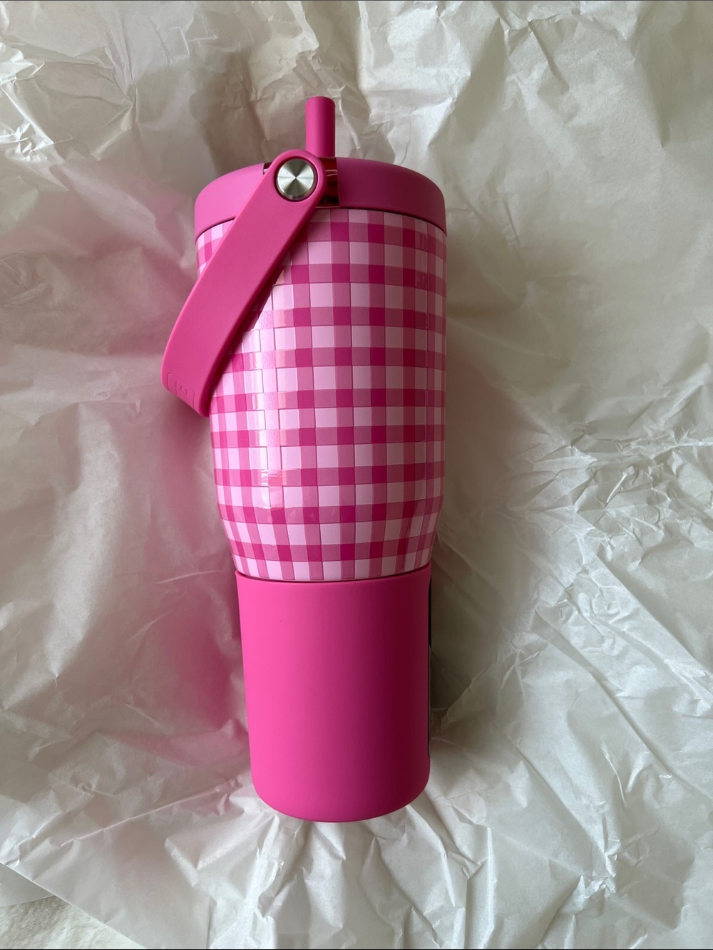 NIB • Brumate x Madi Nelson Pink Gingham Resa 35oz Tumbler • SOLD OUT - Picture 8 of 16
